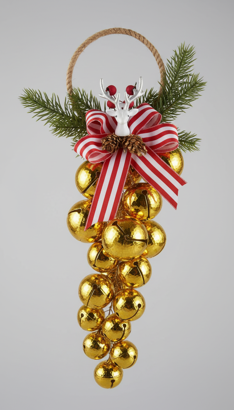 JINGLE BELLS HANGING DECORATION UKH-2-32-0925-87