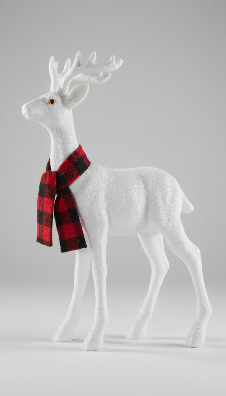 REINDEER SNOW DECORATION UKH-2-39-0925-2