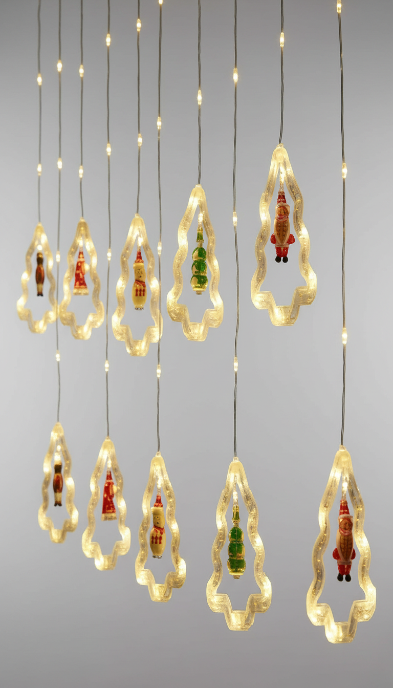 10 Christmas tree wreaths, warm ukh-46-9