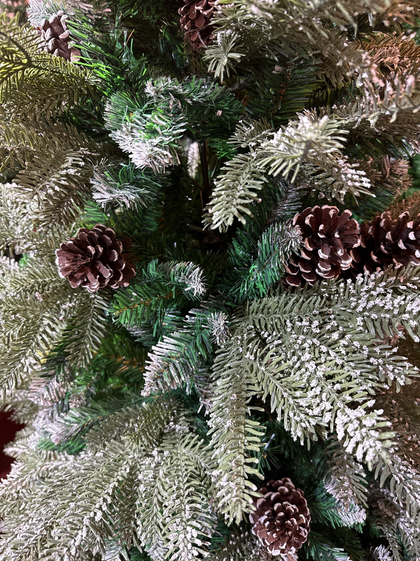 SNOW FROSTED WITH BIG PINES 6 FEET 819T UKH-44-4