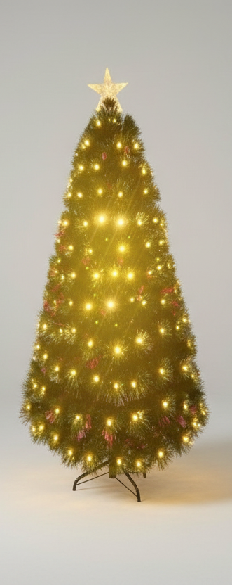 LIGHTING CHRISTMAS TREE WARM WHITE 10 FEET UKH-61-13-0825-48