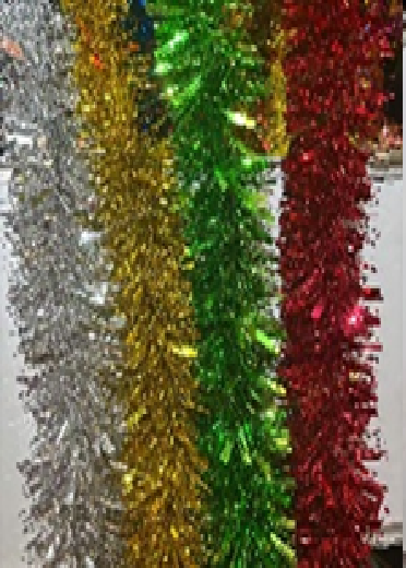 TINSEL 9X200CM UKH-7-10-0825-20