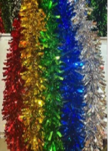 TINSEL 9X200CM UKH-7-4-0825-4