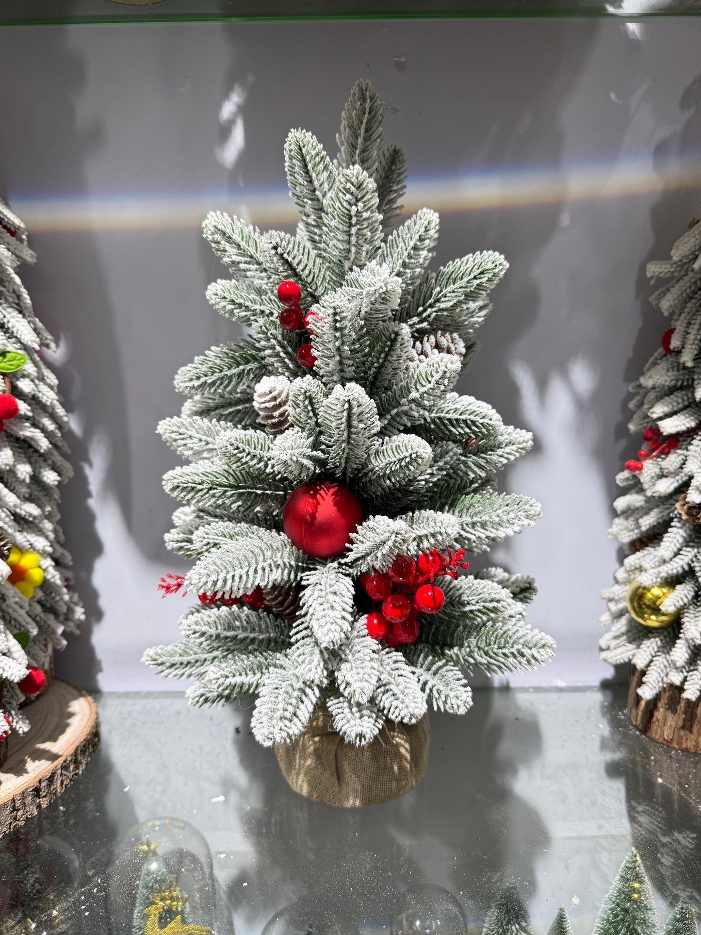 SNOW TREE TABLE TOP DECOR 40 CM WITH UKH-6-10-0825-43