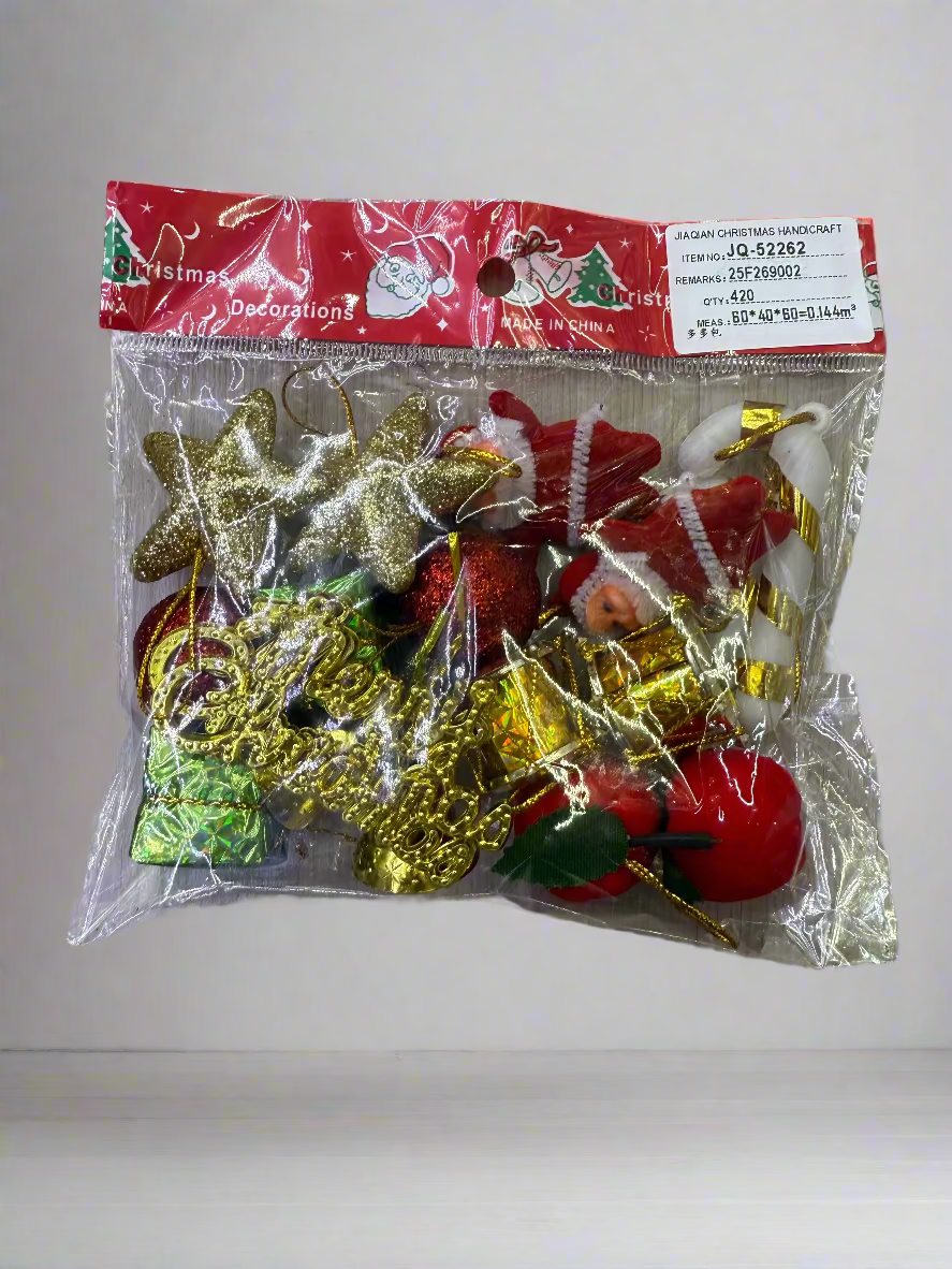 ASSORTED TREE DECORATIONS PACK UKH-23-79-0825-62