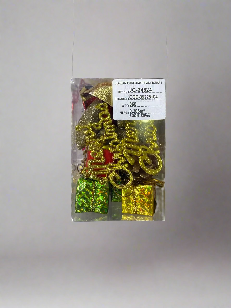 ASSORTED TREE DECORATIONS PACK UKH-23-100-0825-51