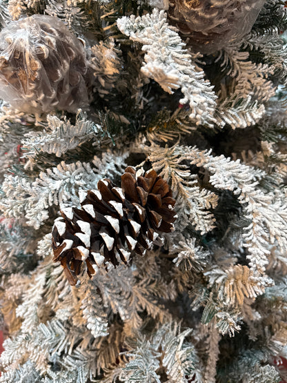 SNOW FROSTED WITH PINES 6 FEET 749T UKH-44-30