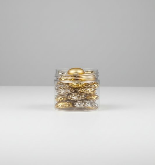 CHRISTMAS 3CM 24 PCS BOX MATTE SHINY GLITTER GREEN BAUBLES  UKH-11-62-0825-98