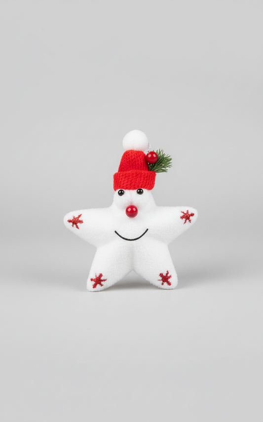 SNOWMAN STAR TREE DECOR UKH-2-42-0925-61