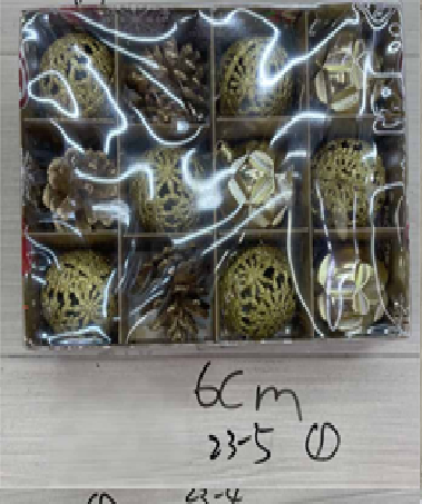 ASSORTED TREE DECORATION BOX UKH-23-5-0825-74