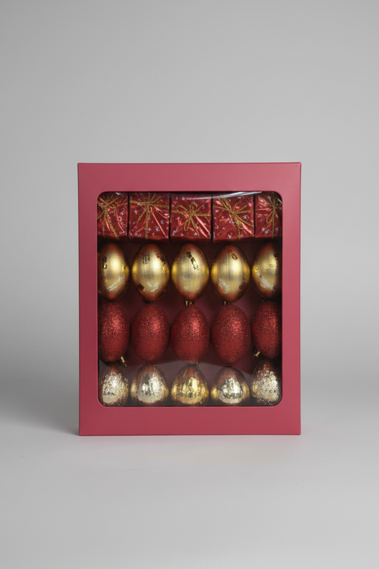 ASSORTED TREE DECORATION 6 CM GOLD UKH-23-7-0825-38