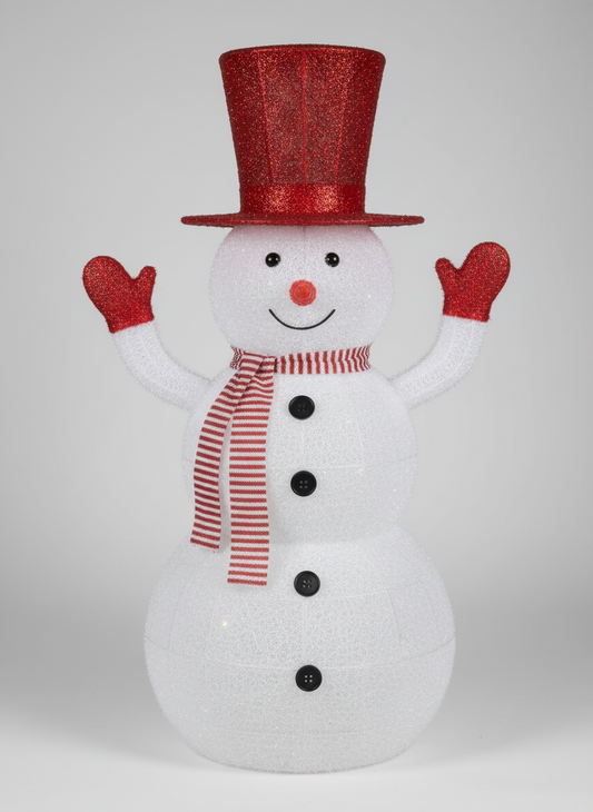 SNOWMAN FIGURINE 1M WARM LIGHT UKH-25-19-0825-98