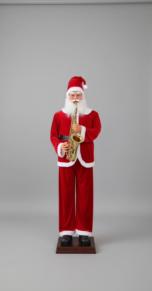 MUSICAL DANCING SANTA FIGURINE 1.8M UKH-26-1-0825-1