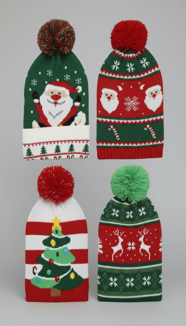 FANCY CHRISTMAS CAP UKH-37-8-0825-75