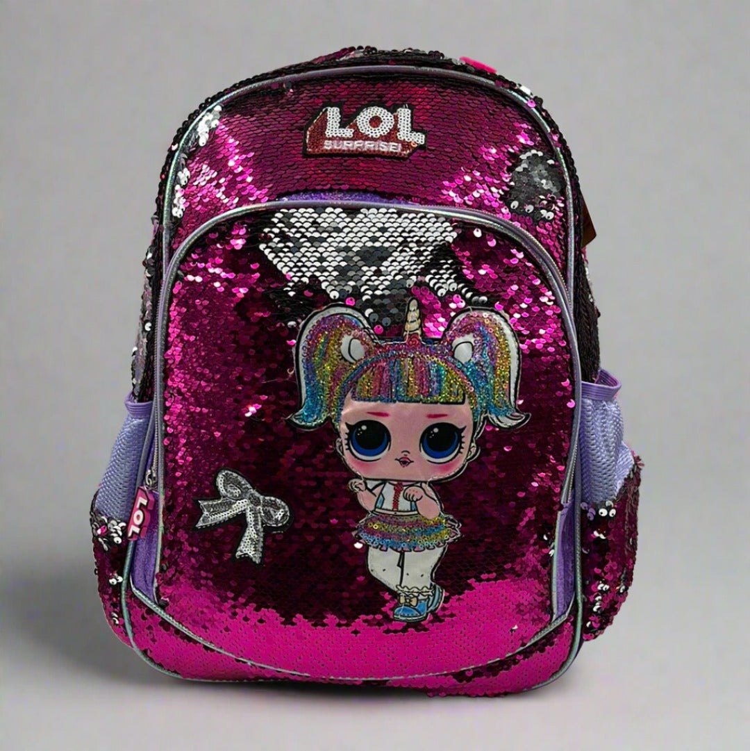 "LOL" sequence BACK PACK in 8 colors SB25460