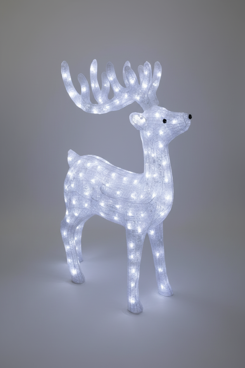 ACRYLIC LIGHTING REINDEER 100-176-7CM UKH-39-10