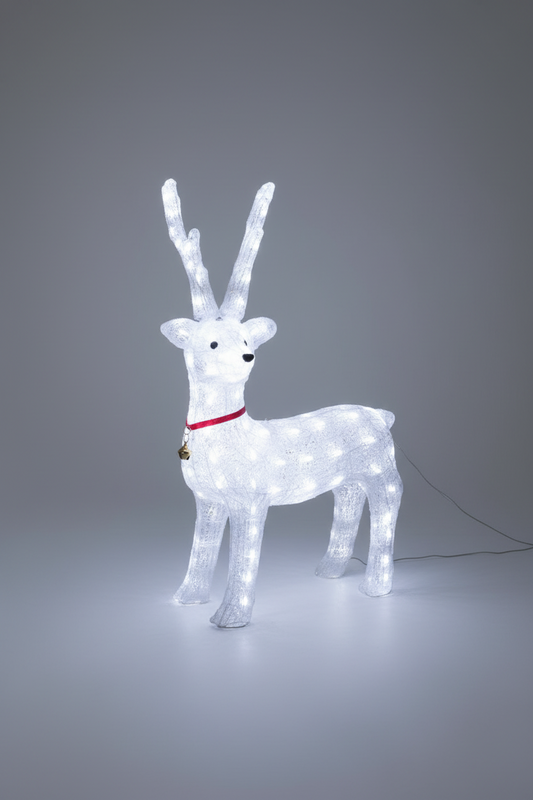 ACRYLIC LIGHTING REINDEER 80-96-8 CM UKH-39-6-0825-29