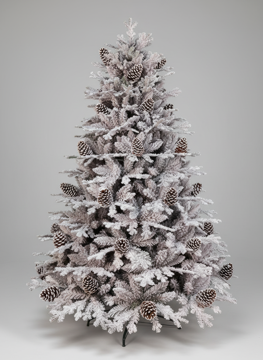 SNOW FROSTED WITH PINES 6 FEET 749T UKH-44-30