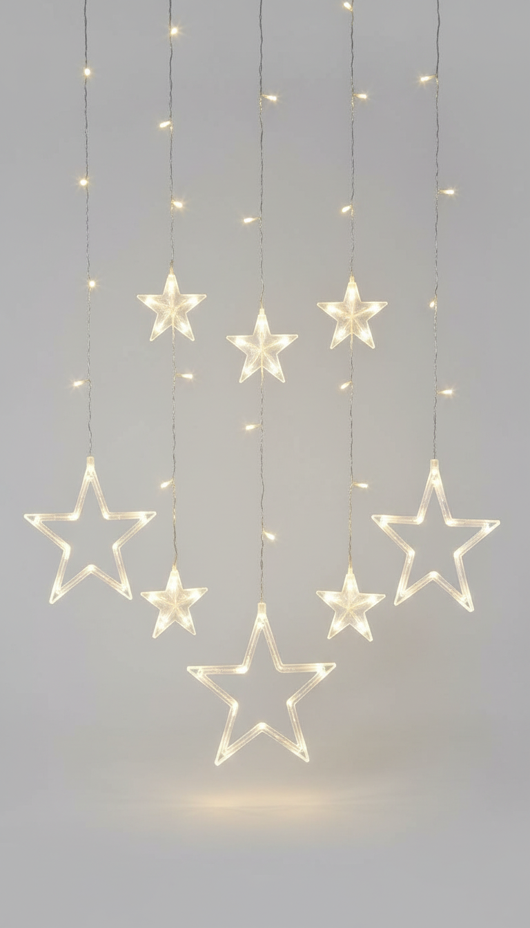 12 large and small five-star decorations, warm ukh-46-5