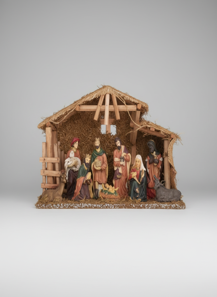 NATIVITY SET 28cm UKH-53-10-0825-98
