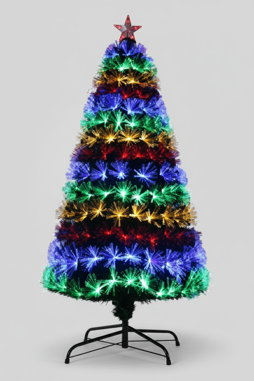 LIGHTING CHRISTMAS TREE MULTI COLOR 4 FEET UKH-61-16-0825-82