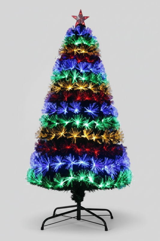 LIGHTING CHRISTMAS TREE MULTI COLOR 4 FEET UKH-61-16-0825-82
