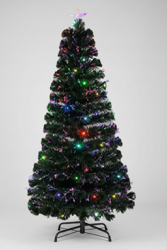 LIGHTING CHRISTMAS TREE MULTI COLOR 6 FEET UKH-61-19-0825-59