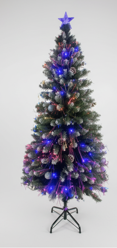 LIGHTING CHRISTMAS TREE WARM WHITE 6 FEET UKH-61-7-0825-1