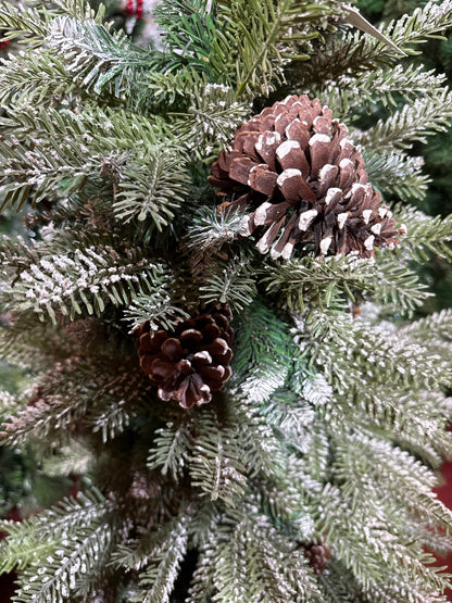 SNOW FROSTED WITH BIG CONES 6 FEET 798 TIPS UKH-44-20-0825-14