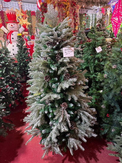 SNOW FROSTED WITH BIG PINES 6 FEET 819T UKH-44-4