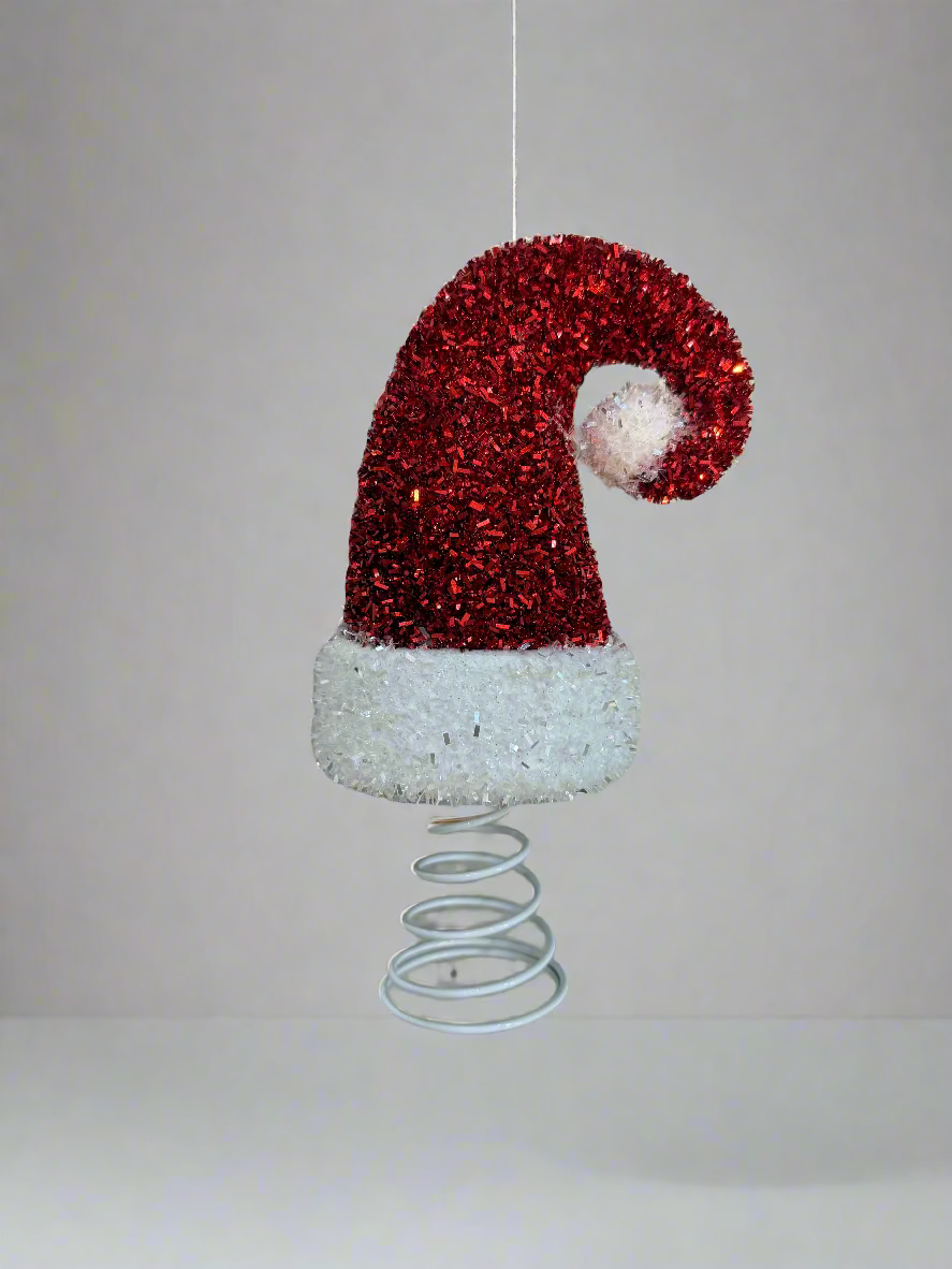 SANTA CAP TREE TOPPER 10 CM UKH-9-8-0825-81