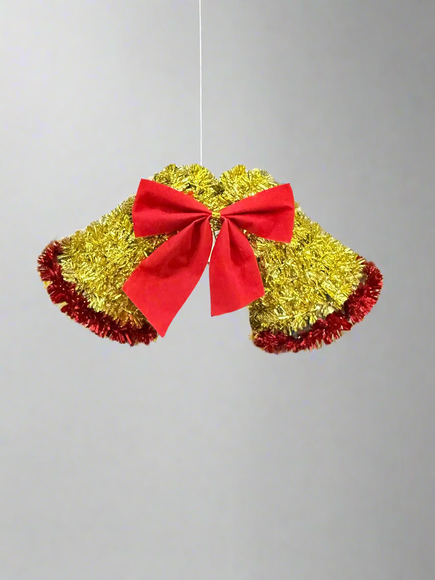 TWIN BELLS TREE DECOR HANGING  UKH-10-1-0825-37