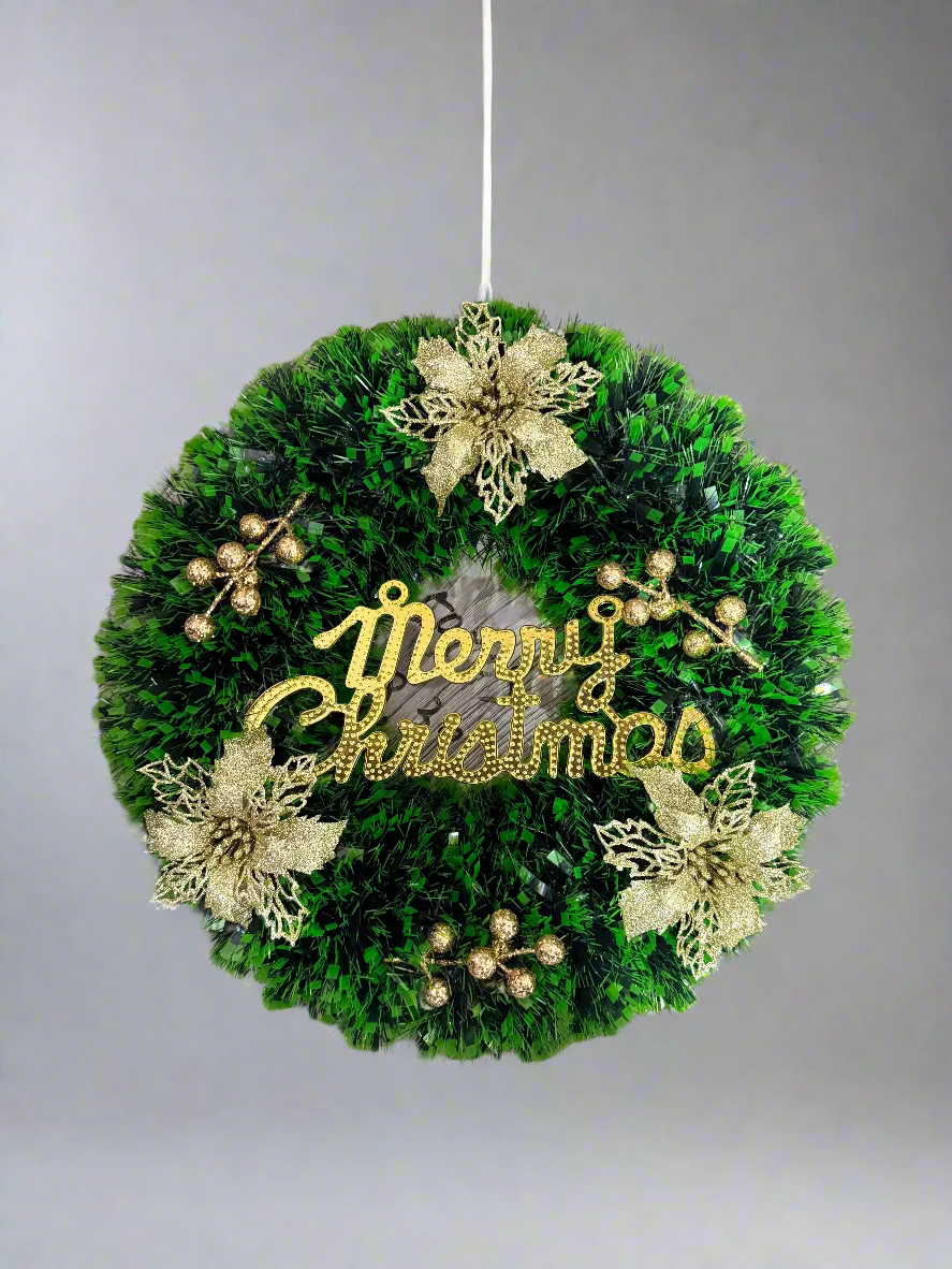 MERRY CHRISTMAS WREATH UKH-10-5-0825-47