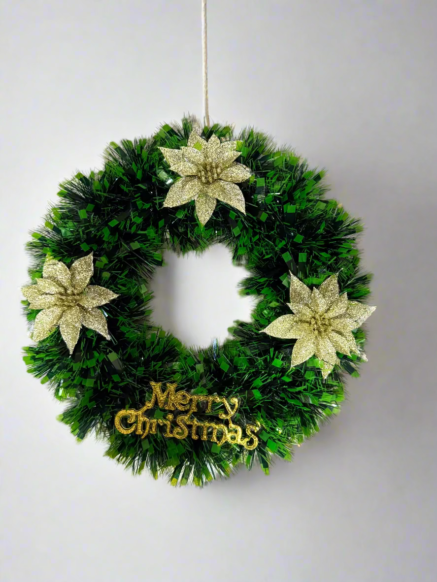 MERRY CHRISTMAS WREATH UKH-10-8-0825-34