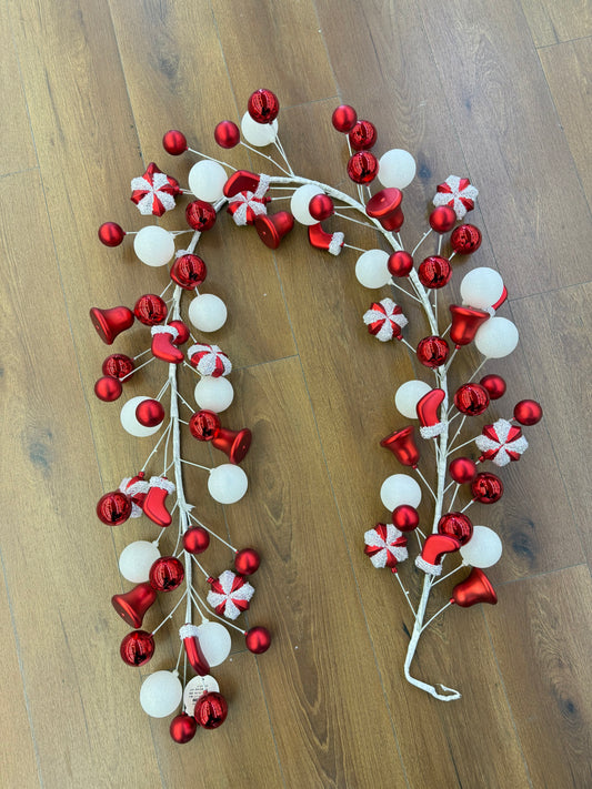 BAUBLES AND DECORATIONS GARLAND 180 CM UKH-20-10-0825-32