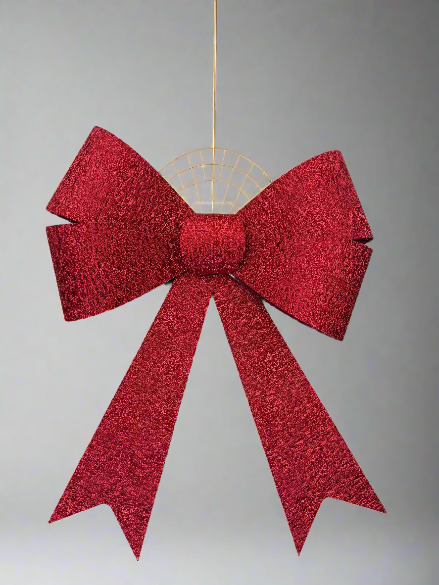 CHRISTMAS BOW TREE DECORATION 30X40 CM RED GOLD UKH-23-121-0825-42