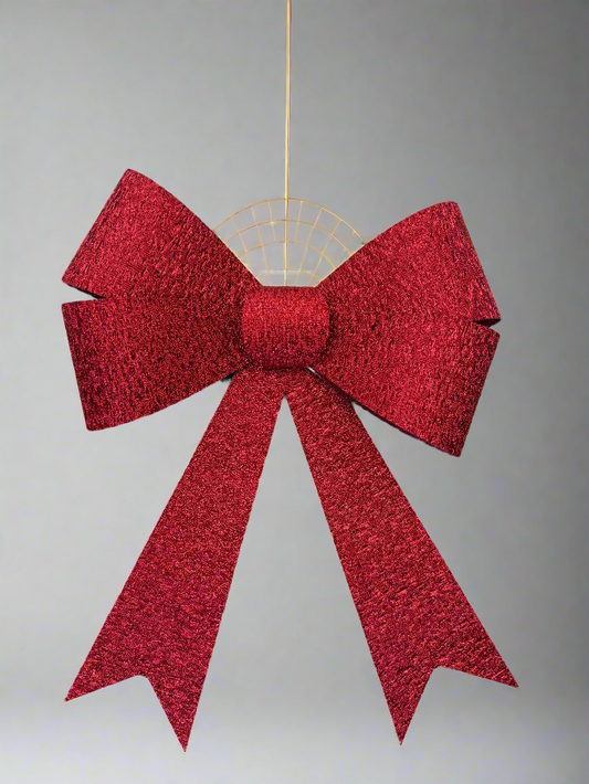 CHRISTMAS BOW TREE DECORATION 30X40 CM RED GOLD UKH-23-121-0825-42