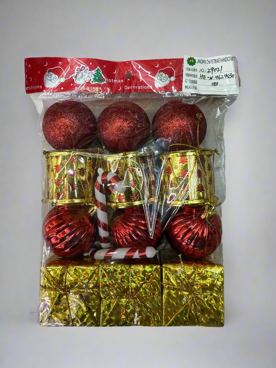 ASSORTED TREE DECORATIONS PACK UKH-23-70-0825-64