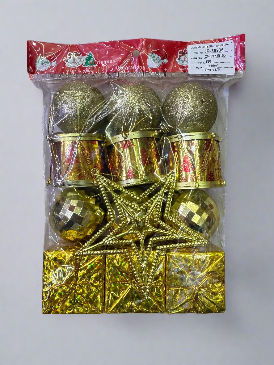 ASSORTED TREE DECORATIONS PACK UKH-23-72-0825-15