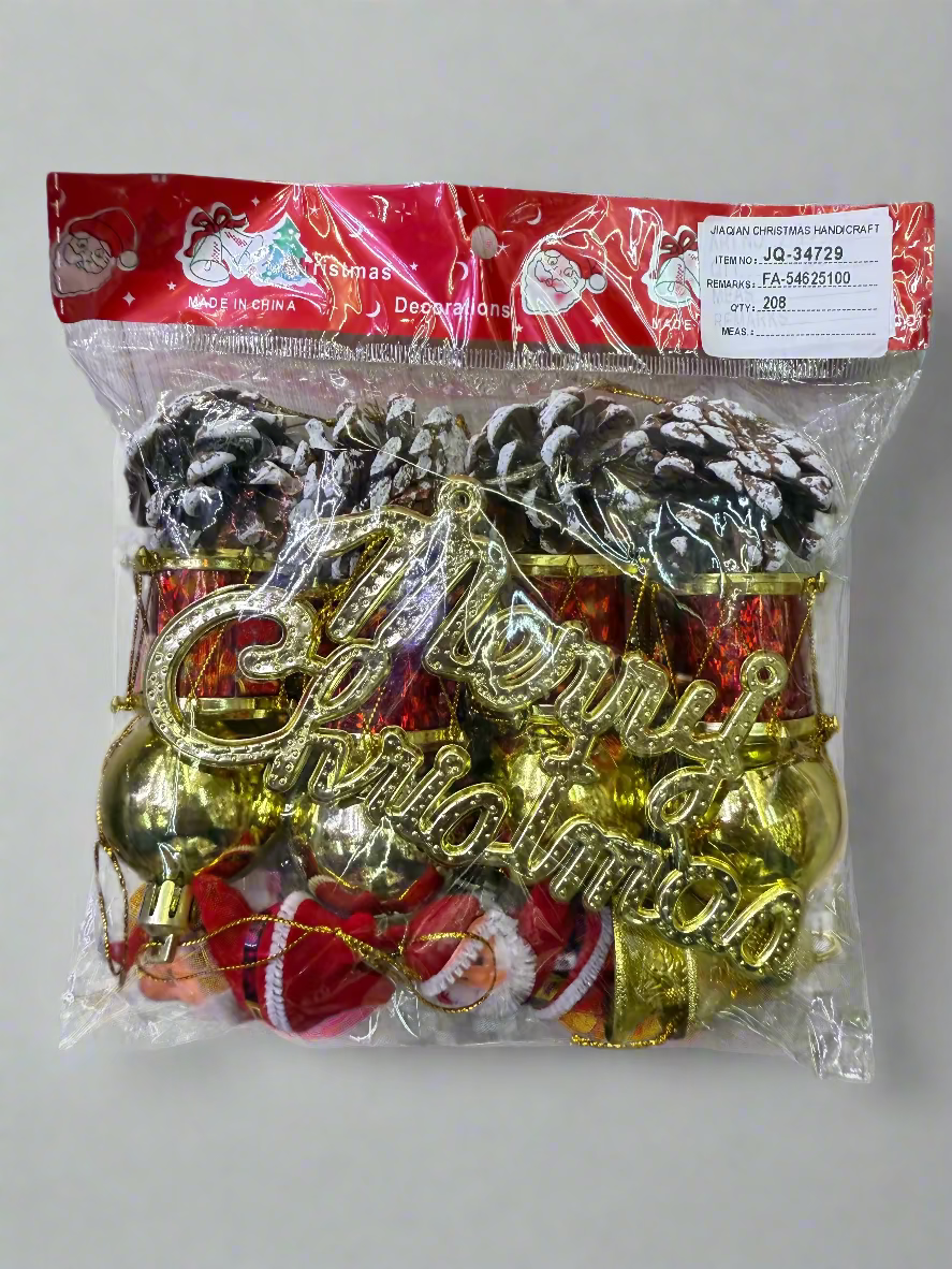 ASSORTED TREE DECORATIONS PACK UKH-23-74-0825-41