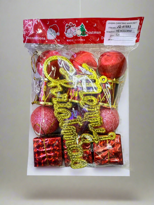 ASSORTED TREE DECORATIONS PACK UKH-23-75-0825-36