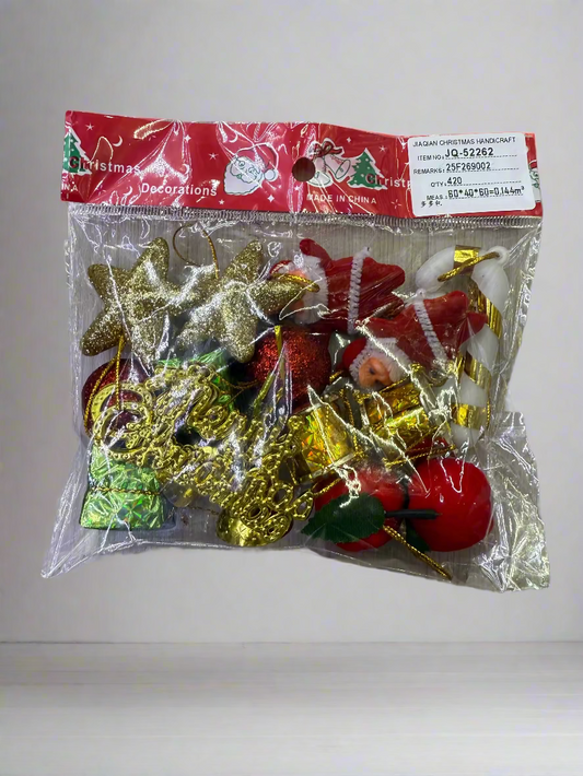 ASSORTED TREE DECORATIONS PACK UKH-23-79-0825-62