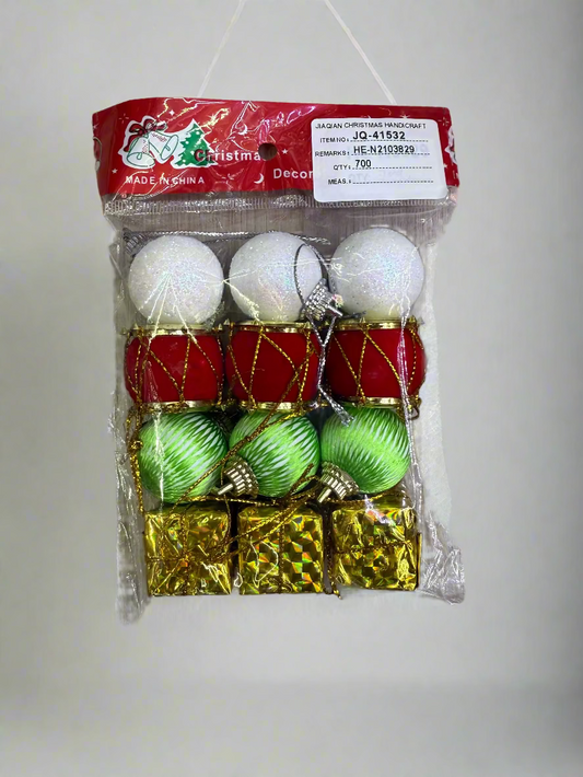 ASSORTED TREE DECORATIONS PACK UKH-23-81-0825-40