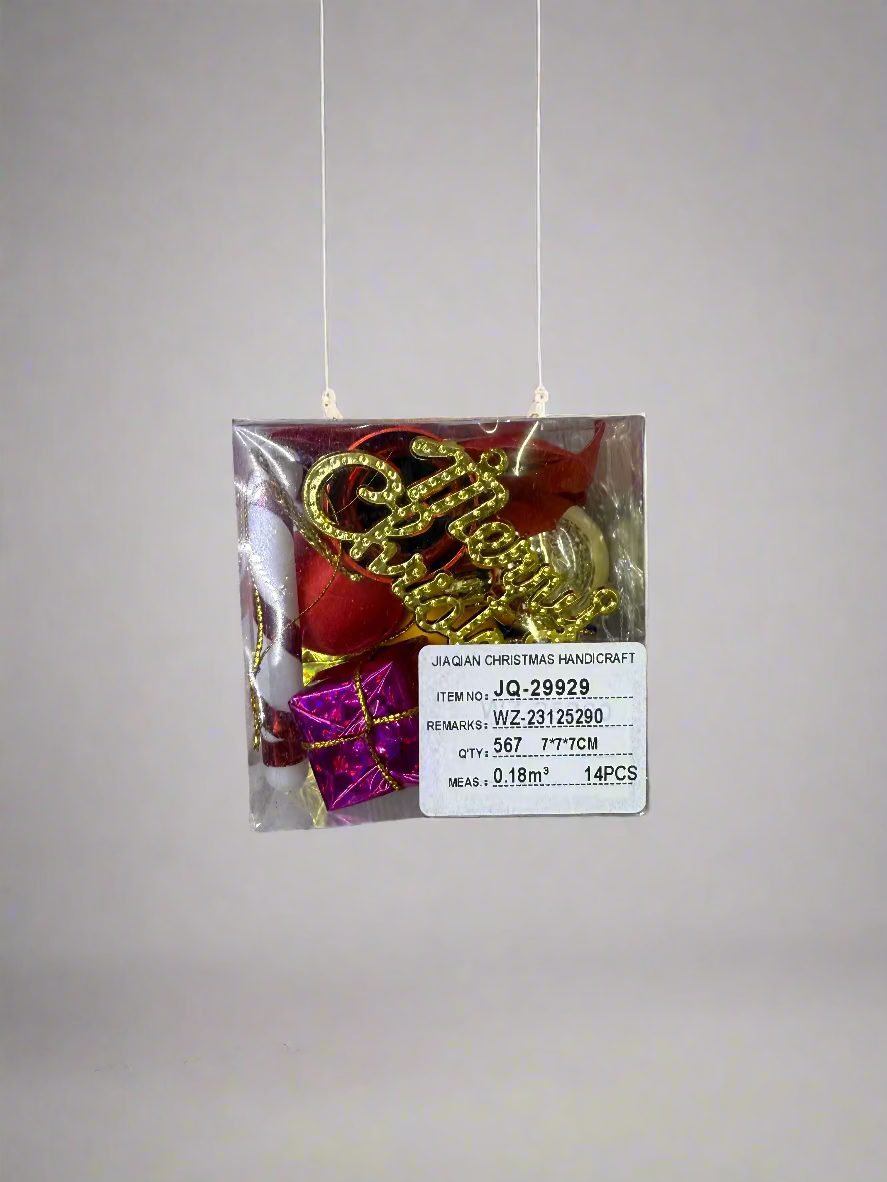 ASSORTED TREE DECORATIONS PACK UKH-23-99-0825-98