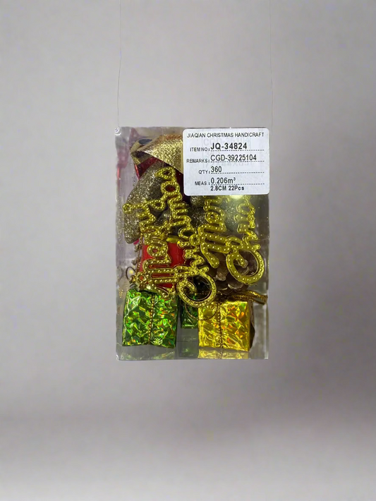 ASSORTED TREE DECORATIONS PACK UKH-23-100-0825-51