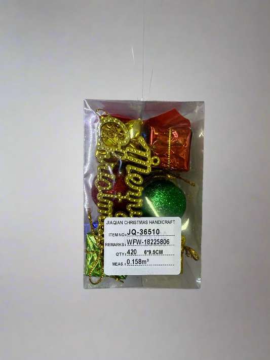 ASSORTED TREE DECORATIONS PACK UKH-23-102-0825-68