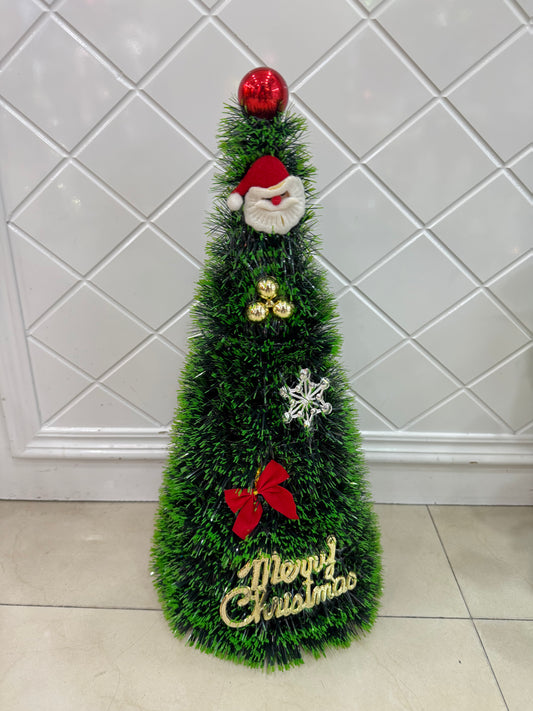 CHRISTMAS CONE TREE 2 FEET WITH DECOR UKH-24-4
