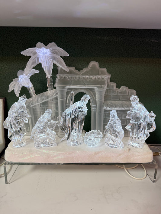 ACRYLIC LED CRIB SET UKH-28-5-0825-22