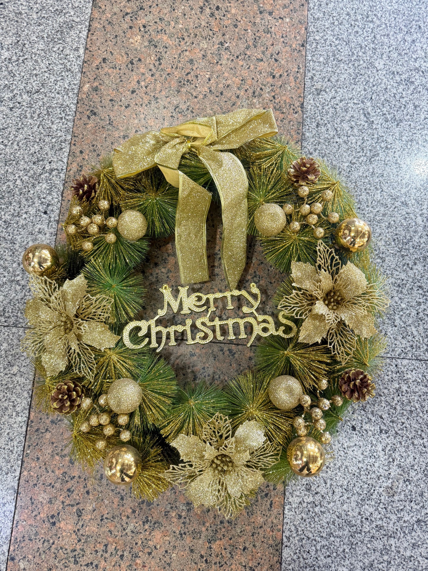 CHRISTMAS WREATH 50CM UKH-38-2-0825-35