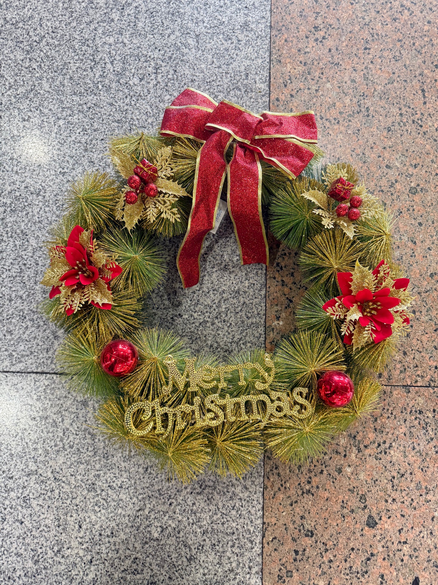 CHRISTMAS WREATH 50CM UKH-38-3-0825-5